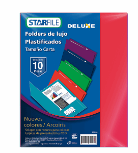 folder de plastico tamaÑo corta