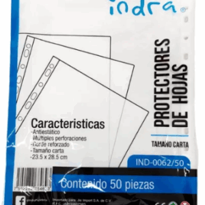 protector de hoja carta paquete 100 piezas
